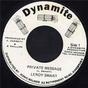 Leroy Smart - Private Message Album