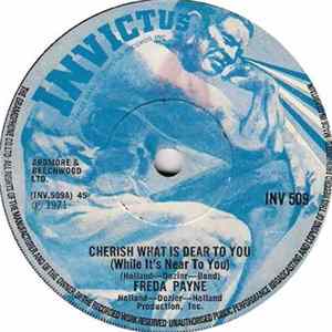 Freda Payne - Cherish What Is Dear To You (While It's Near To You) Album