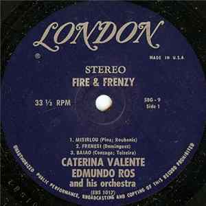 Caterina Valente, Edmundo Ros And His Orchestra - Fire & Frenzy Album