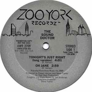 The Sound Doctor - Tonight's Just Right Album