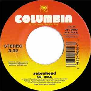 Zebrahead - Get Back Album