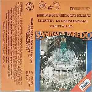 Various - Sambas de Enredo 92 - Grupo Especial ‎ ‎ Album