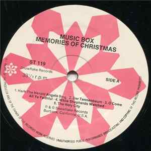 Gustave Brachhausen - Music Box Memories Of Christmas Album