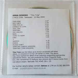 Anna Domino - This Time Album