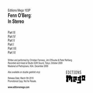 Fenn O'Berg - In Stereo Album