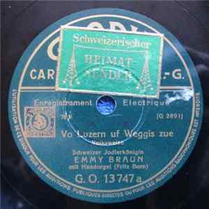 Emmy Braun - Vo Luzern Uf Weggis Zue / Annegret Album