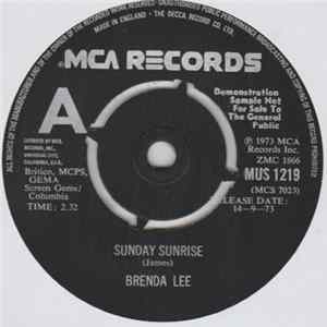 Brenda Lee - Sunday Sunrise Album