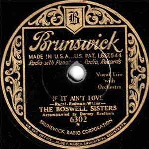 The Boswell Sisters - If It Ain't Love / Got The South In My Soul Album