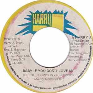 Marcia Griffiths - Baby If You Don't Love Me Album