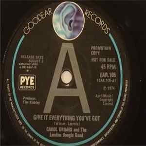 Carol Grimes And The London Boogie Band - Give It Everything You've Got Album