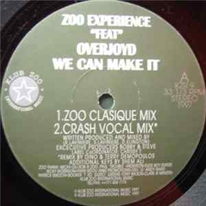 The Zoo Experience Featuring Overjoyd - We Can Make It Album