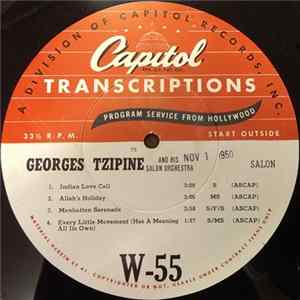 Georges Tzipine And His Salon Orchestra - Georges Tzipine Album