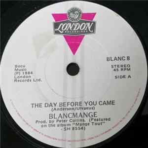 Blancmange - The Day Before You Came Album