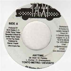 Tonto Metro / Devonte - Anytime Album