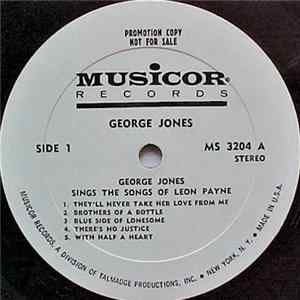 George Jones - Sings The Great Songs Of Leon Payne Album