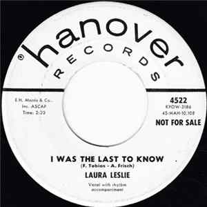 Laura Leslie - I Was The Last To Know / Anywhere Album