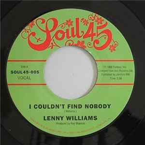 Lenny Williams - I Couldn't Find Nobody / Lisa's Gone Album