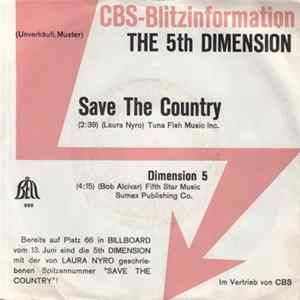 The 5th Dimension - Save The Country Album