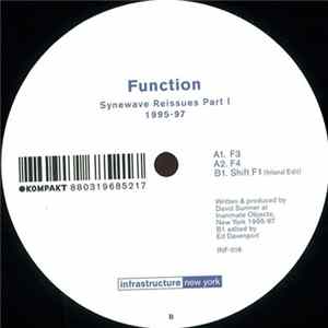Function - Synewave Reissues Part I: 1995-97 Album