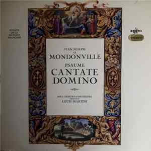 Jean-Joseph De Mondonville, Louis Martini - Psaume Cantate Domino Album
