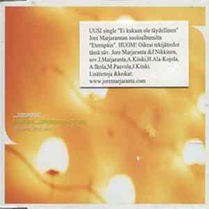 Jore Marjaranta - Ei Kukaan Ole Täydellinen Album