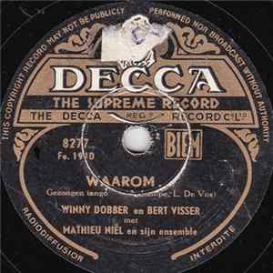 Winny Dobber en Bert Visser - Waarom / Open Je Venster Album