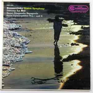 Serge Koussevitzky, Boston Symphony Orchestra, Claude Debussy, Erik Satie, Maurice Ravel - La Mer, Rhapsodie Espagnole, Gymnopedies Nos. 1 and 2 Album