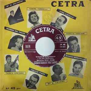 William Galassini E La Sua Orchestra - Banana Boat Song / Somebody Stole My Gale Album