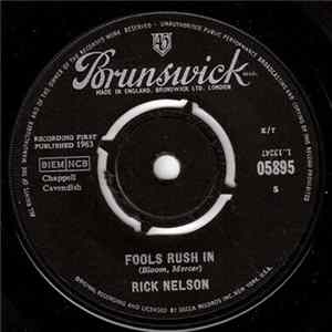 Rick Nelson - Fools Rush In / Down Home Album