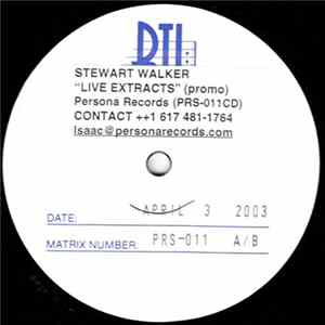 Stewart Walker - Live Extracts Album
