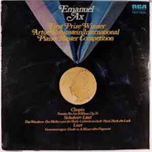 Emanuel Ax - Chopin—Sonata No. 3 • Works By Liszt Album