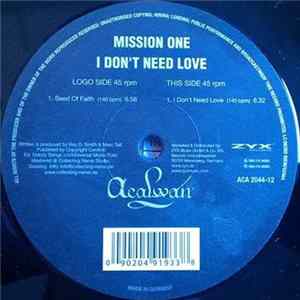 Mission One - I Don't Need Love Album
