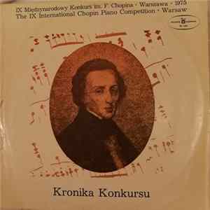 Frédéric Chopin, Tatiana Fiedkina, Dean Kramer, The National Warsaw Philharmonic Orchestra - IX Międzynarodowy Konkurs im. F. Chopina - Warszava - 1975 | The IX International Chopin Piano Competition - Warsaw Album