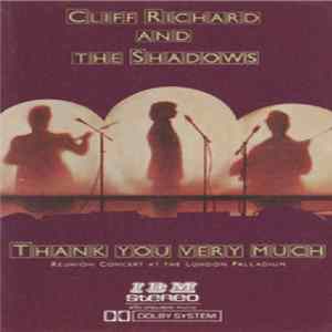 Cliff Richard And The Shadows - Thank You Very Much (Reunion Concert At The London Palladium) Album