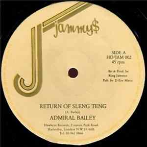 Admiral Bailey - Return Of Sleng Teng Album