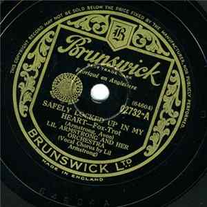 Lil Armstrong And Her Orchestra - Safely Locked Up In My Heart / Harlem On Saturday Night Album