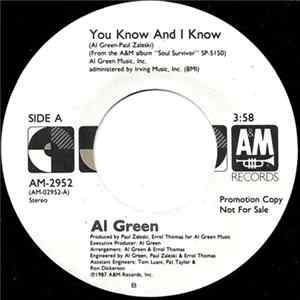Al Green - You Know And I Know Album