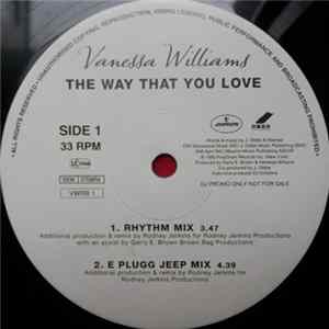 Vanessa Williams - The Way That You Love Album