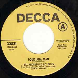 Bill Anderson's Po' Boys - Louisiana Man Album