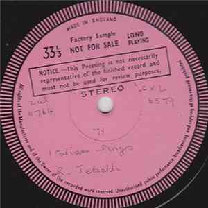 Renata Tebaldi And Richard Bonynge - Serenata Tebaldi (An Evening Of Italian Songs With Renata Tebaldi And Richard Bonynge) Album