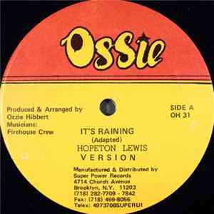 Hopeton Lewis / Bunny General - It's Raining / Ready Fi Dance Album