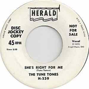 The Tune Tones - She's Right For Me / Lonesome Soul Album