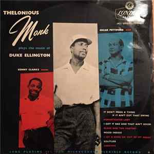 Thelonious Monk - Thelonious Monk Plays The Music Of Duke Ellington Album