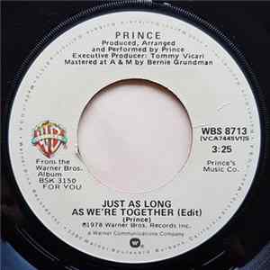 Prince - Just As Long As We're Together / In Love Album