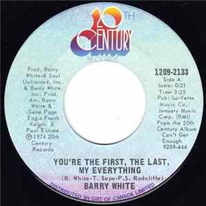 Barry White - You're The First, The Last, My Everything Album