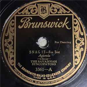 The Savannah Syncopators - Snag It / Sugar Foot Stomp Album