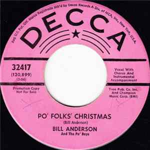 Bill Anderson And The Po' Boys - Po' Folks' Christmas Album