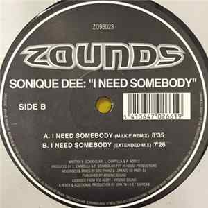 Sonique Dee - I Need Somebody Album