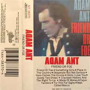 Adam Ant - Friend Or Foe Album