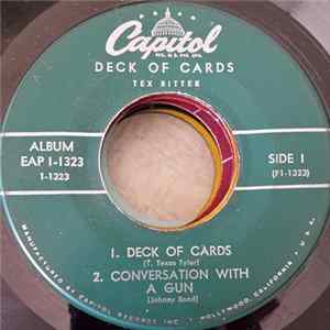 Tex Ritter - Deck Of Cards Album